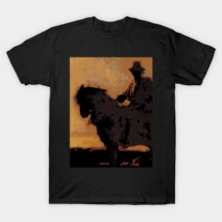 Berger a cheval dans la campagne de Rome Rust Gaucho T-Shirt